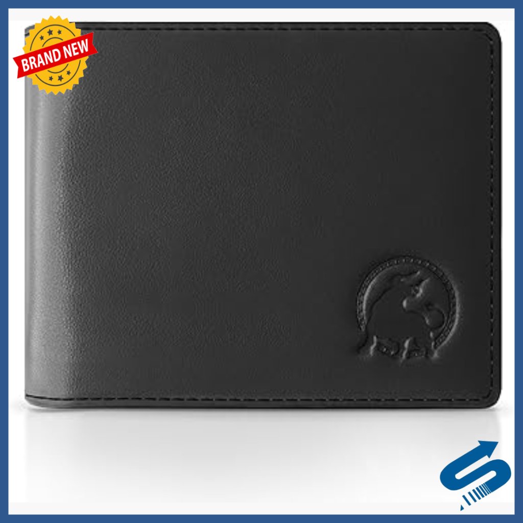Slim Rfid Blocking Leather Bifold Wallet With 8 Card Slots Cash Pocket